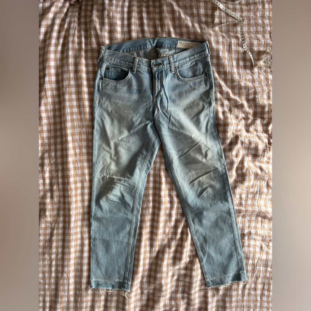rag & bone ankle cut boyfriend jeans